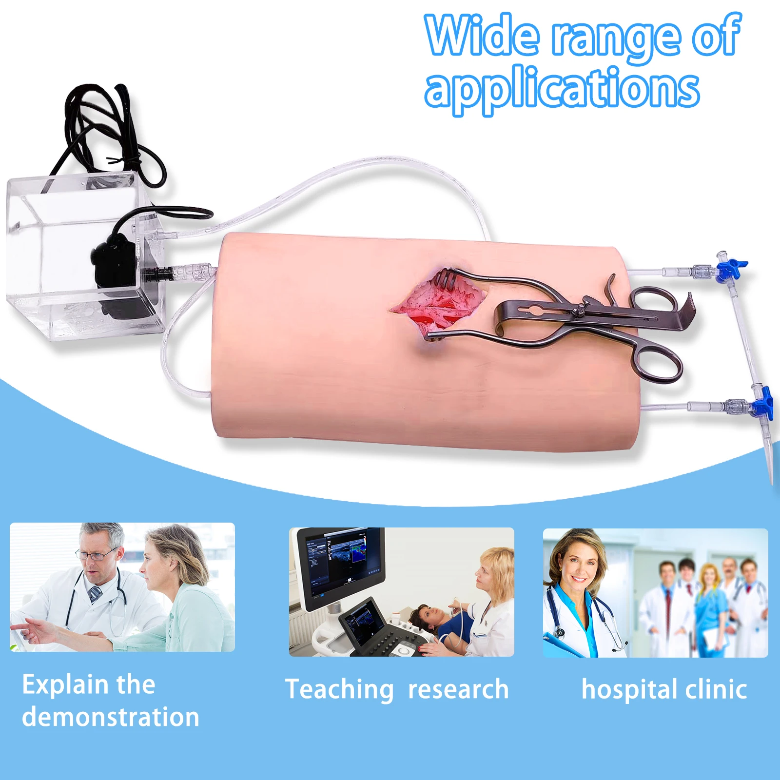 

The carotid endarterectomy surgery simulation system for surgical doctor training