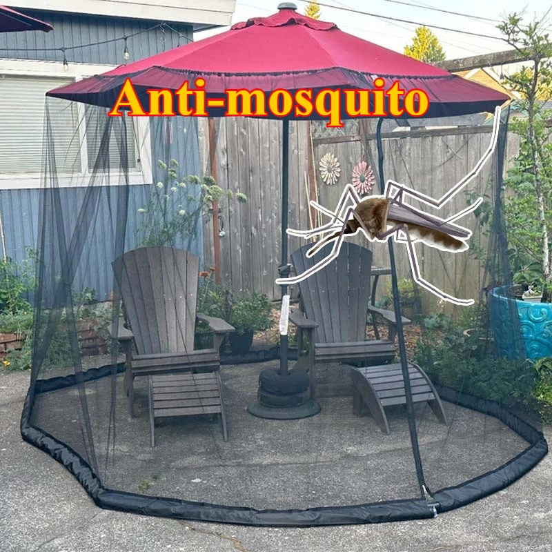 

Parascot mosquito net easy to install anti-mosquito mesh garden umbrella net suitable for camping garden tent