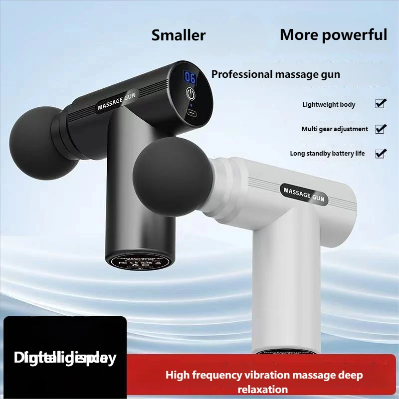 

6-Speed Mini Muscle Massage Gun Portable Deep Handheld Percussion Massager Suitable for Body, Back, Neck, and Legs