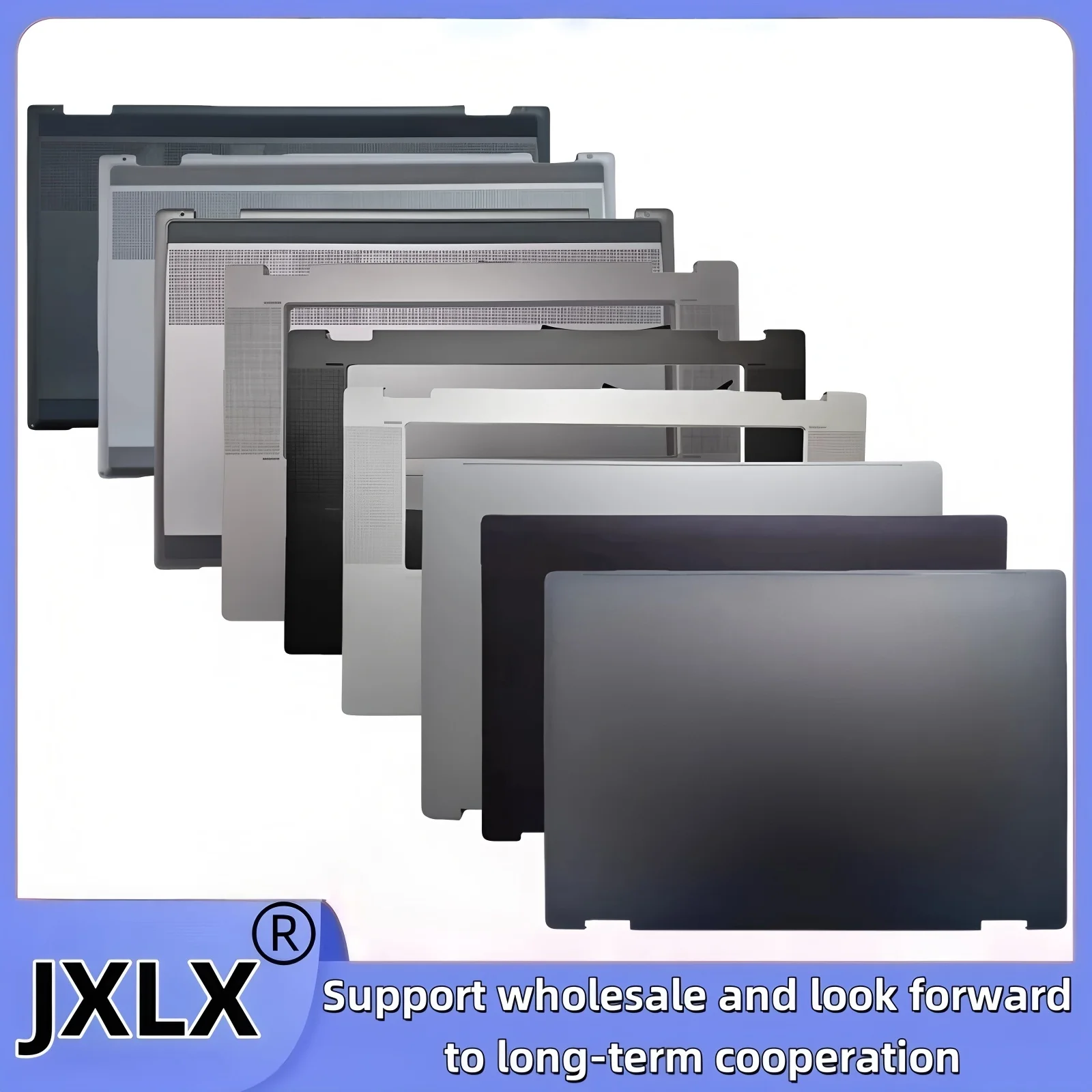 

JXLX® New for HP 0mniBook X Flip 16 inch 2-in-1 16-AR 16-AS Laptop LCD Back Cover Top Case/Palmrest Cover/Bottom Base Cover