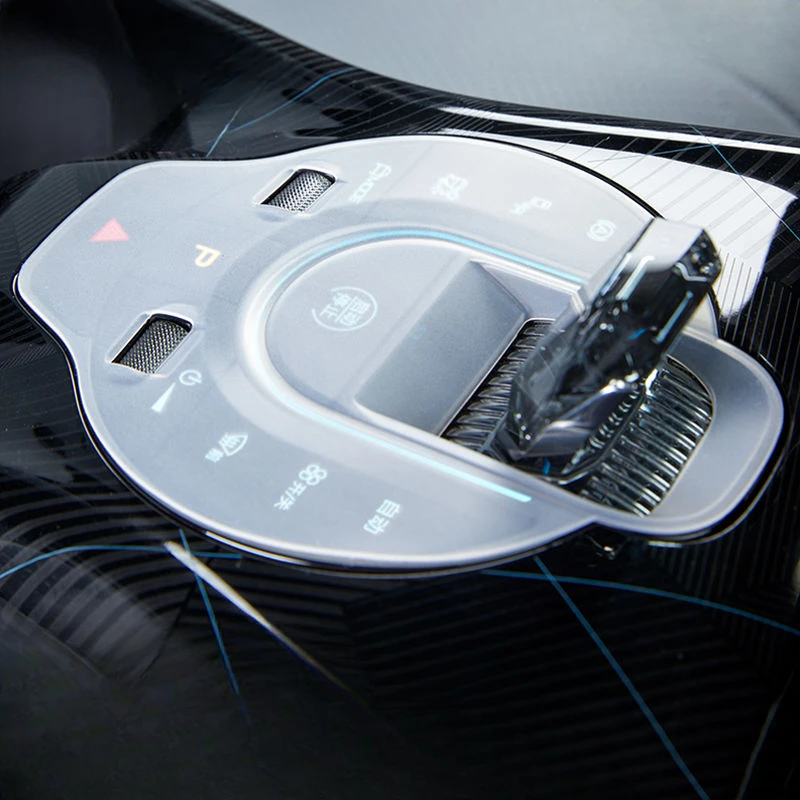 Für BYD Seal EV 2023 2024 Silikon-Schaltknaufabdeckung, Schutzabdeckung für die zentrale Fahrzeugsteuerung, Silikon-Pad für die zentrale Steuerungstaste – Detail 2