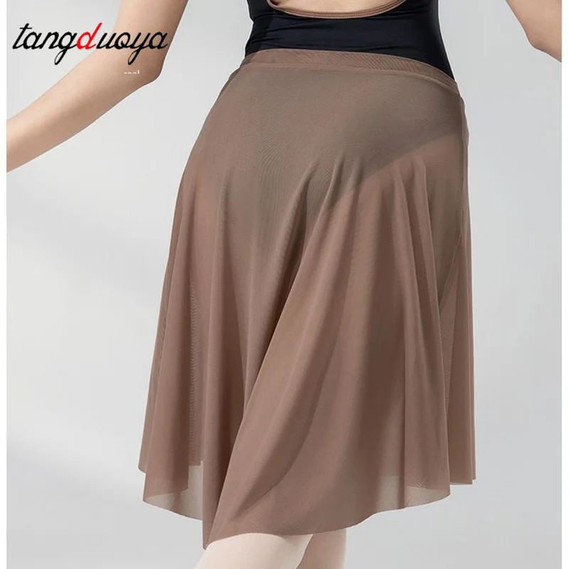 Ballerina Ballet Dress Dance Dress Women Leotard Net Skirt Lace Sexy Multilayered Practice Long Skirt