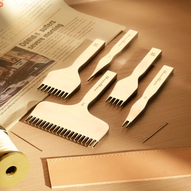 2.7/3.0/3.38/3.85/4.0mm Six-edge Method Even Force and Wear Resistance Leather Goods Polishing Punching Carving Decoration