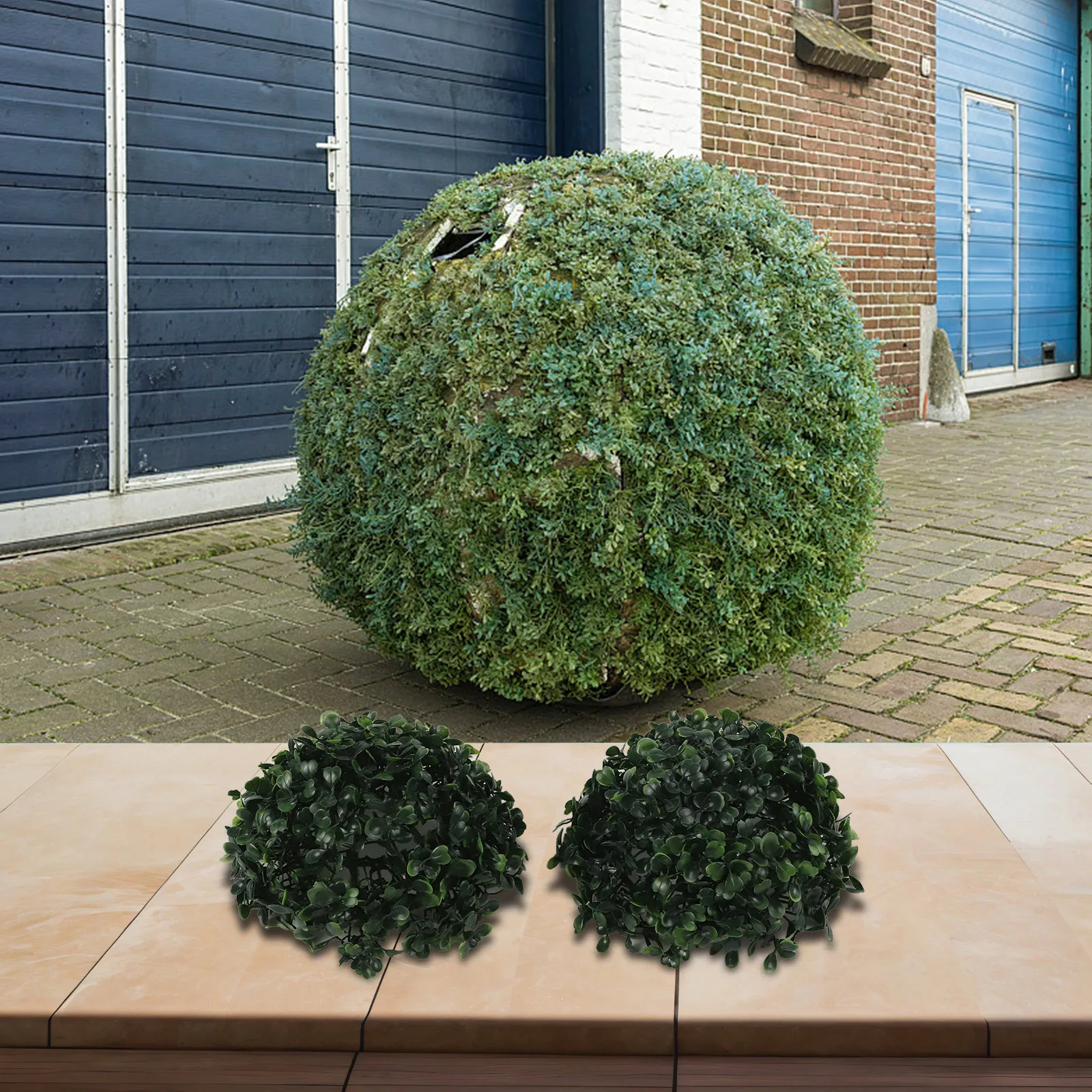 Topiary Decoration Ball Suitable for Climate-Controlled Environments Including Museums Libraries and Corporate Lobbies