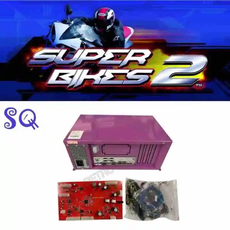 

FF Super Bike 2 DIY Console Set Racing Arcade Motor Driving Machine Host IO board Cable Kit without-Lights