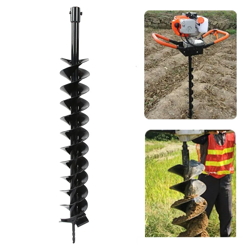 

Сверло для земляного шнека, сельскохозяйственная посадка, экскаватор для посева, 100x800 мм, садовый шнек с двойным лезвием, шнек для посадки, сверло для копания отверстий