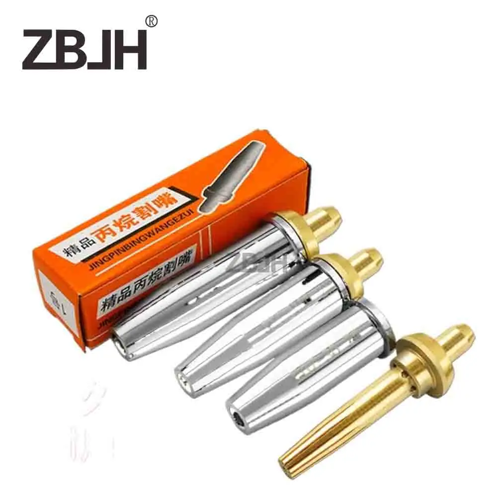 10pcs/lot G07-30 100 300 Separate propane cut tips Liquefied gas cutting nozzle 1# 2# 3#