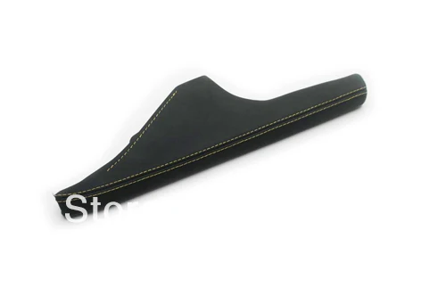 

Premium Grade Hand Brake Leather Boot with Yellow Stitch For VW MK4 Golf Jetta Bora MK4