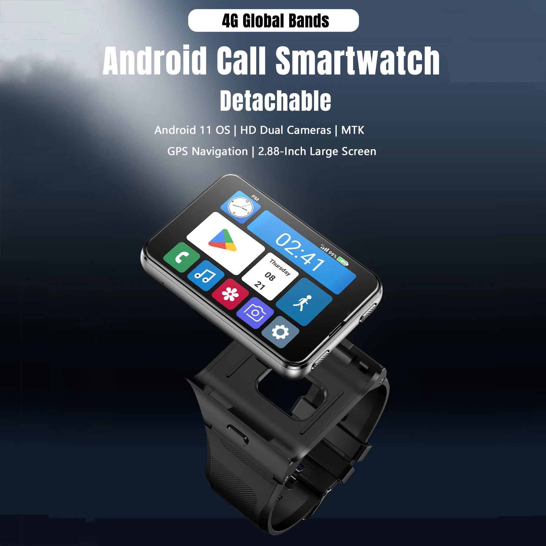 Rainbuvvy S999 4G LTE Smartwatch 6GB RAM 128GB ROM 2.88