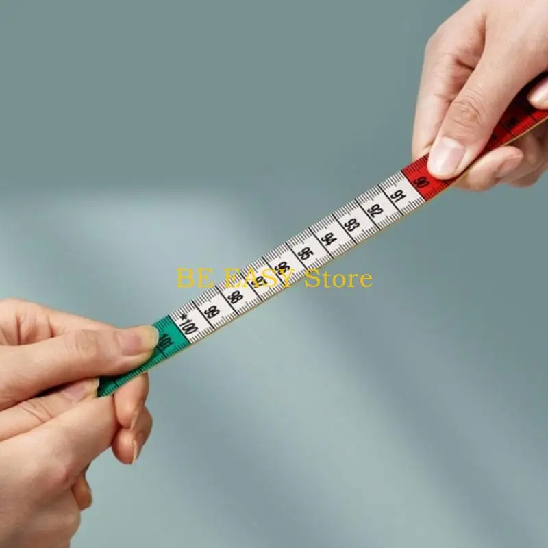 

E28F 2 шт. мягкая рулетка измерительная лента с двойной шкалой красочный дизайн с защелками обеспечивает точные измерения