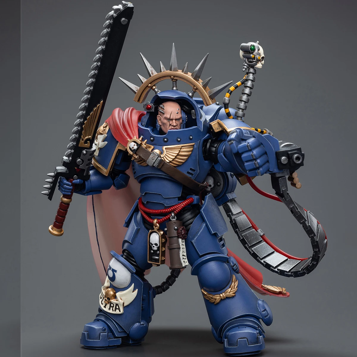 HIPLAY JOYTOY Warhammer 40K 1/18 Ultramarines Captain in Gravis Armor Action Figure