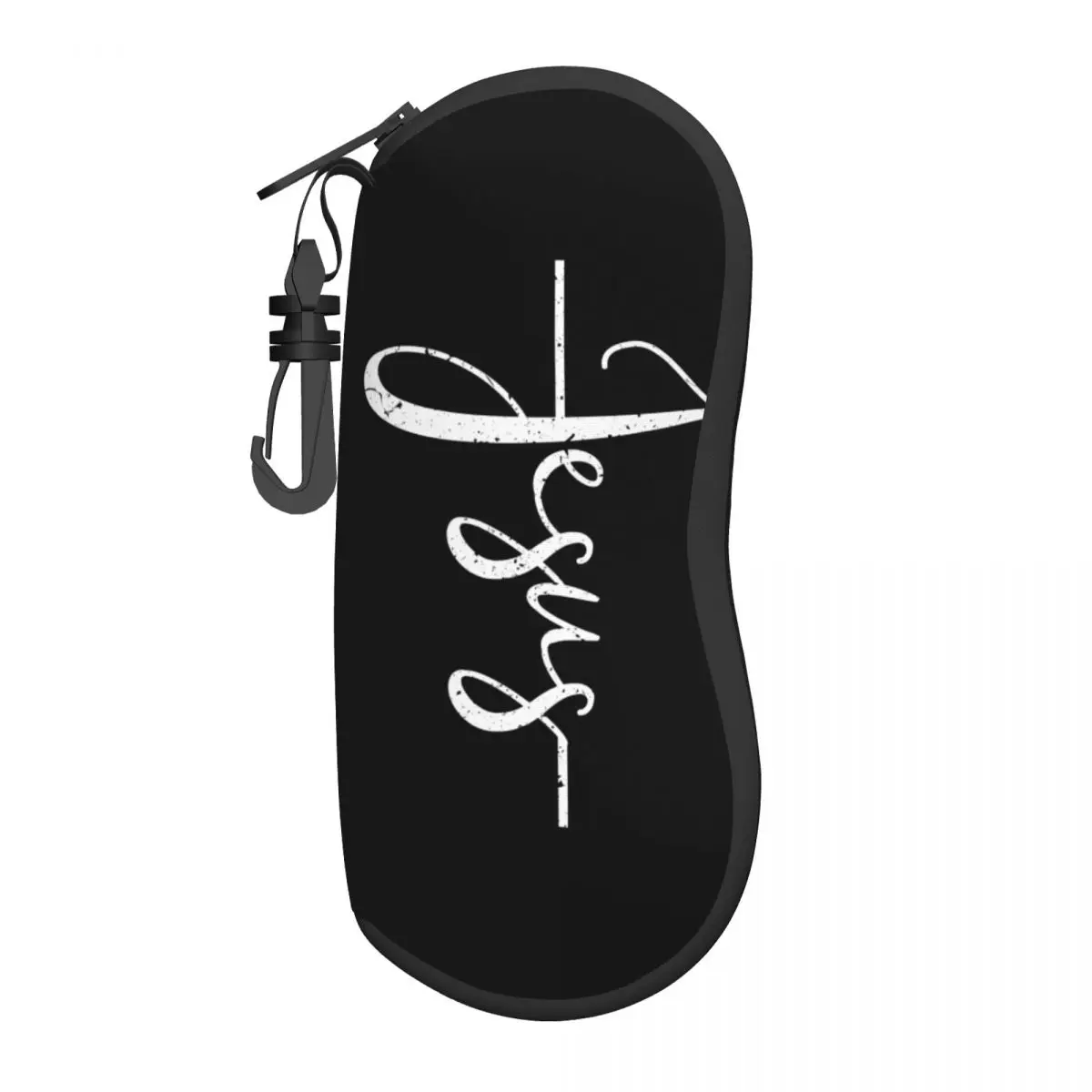 Jesus Christ On The Cross God Eyeglass Glasses Case Men Women Soft Christian Sunglasses Protective Bag