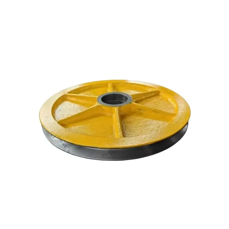 Custom Heavy Large Big Diameter V Belt Steel Casting Sheave Pulley