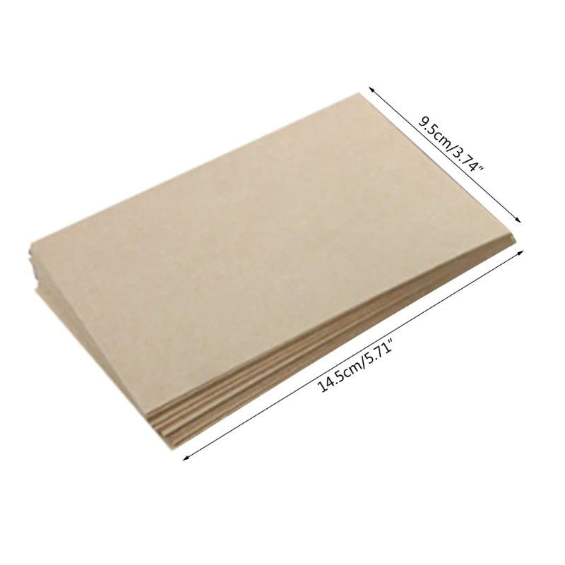 Blank Paper Card Memo Cards 50 Sheets Printable Blank Postcard Paper for Drawing