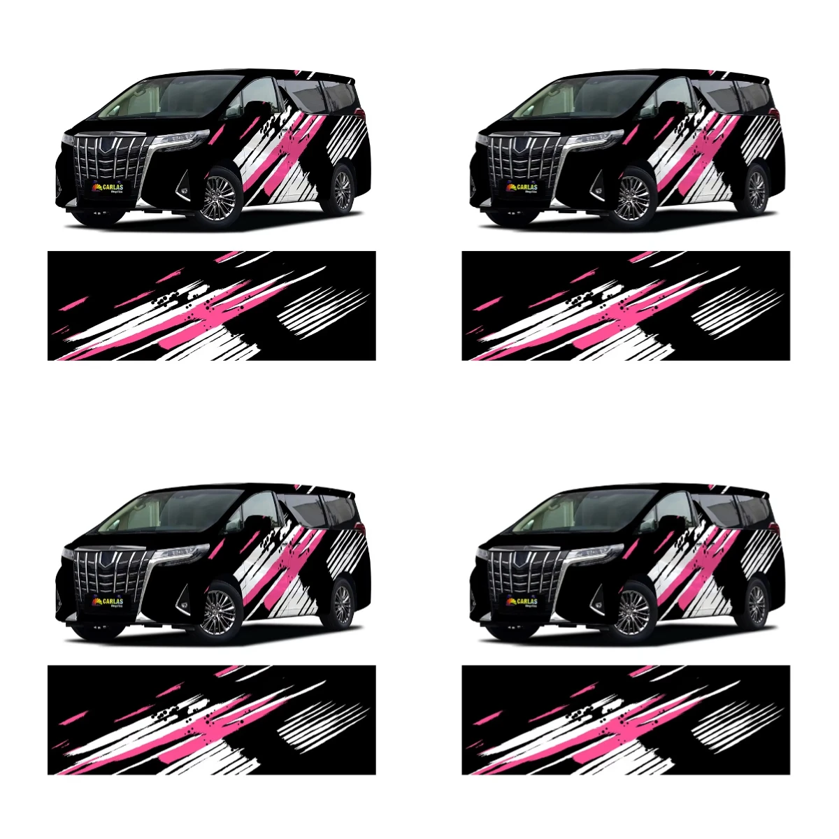 Great Deals：Customized 1.52*18m Color Advertising Decorative Film, PVC Car Graffiti Film, Vinyl Car Wrap with Patterns