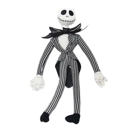 20-50cm The Nightmare Before Christmas Jack Skellington Plush Toys Doll Soft Stuufed Halloween Toys Dolls Kids Gifts