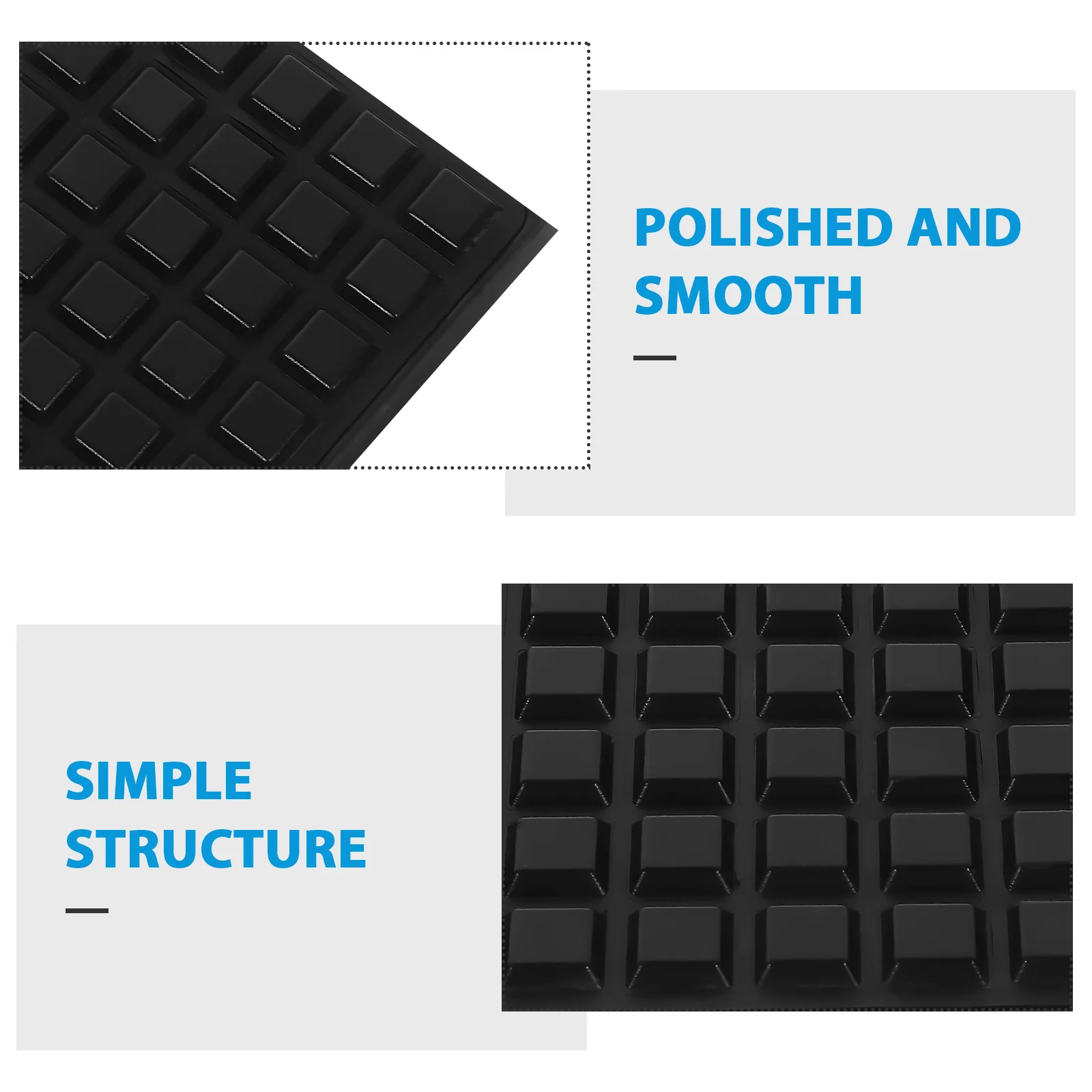 

Silicone Door Wall -Absorbent Wall Protector Clear Pads for Cabinet Doors Handle Self Adhesive Feet