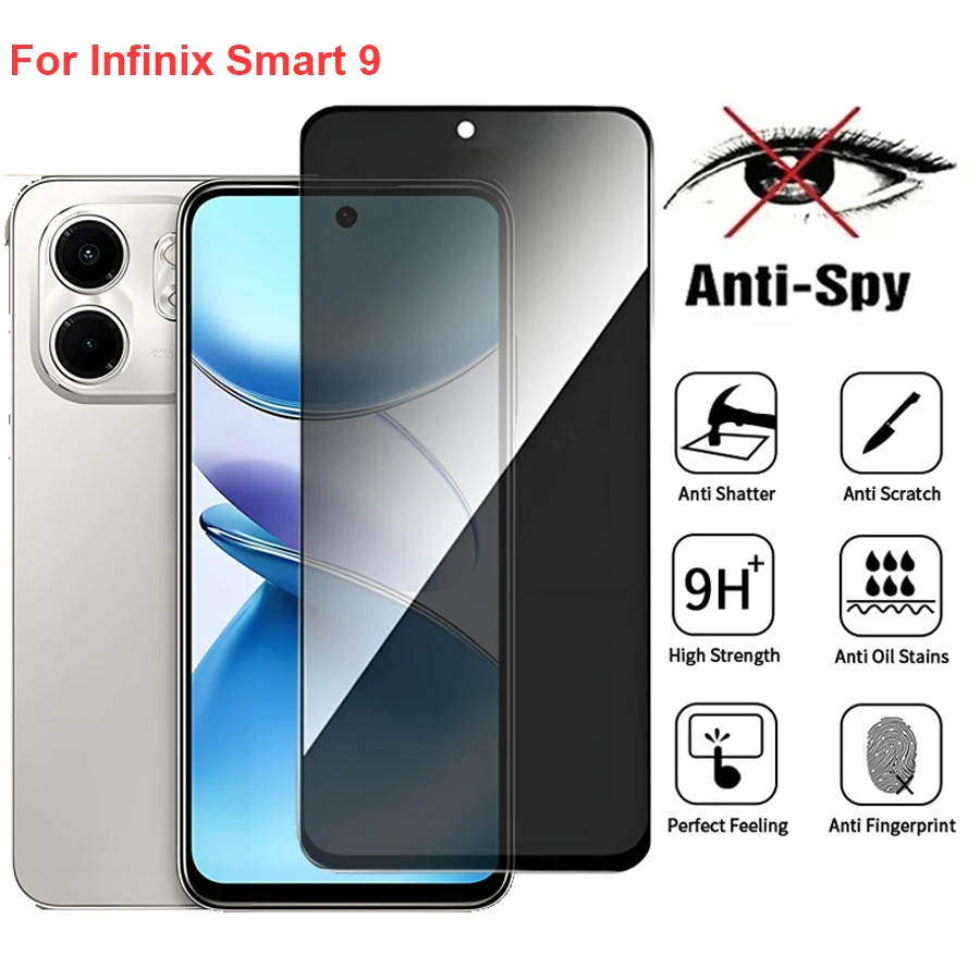 For For Infinix Smart 9 X6532 Anti Spy Privacy Tempered Glass Screen Protector Compatible For Infinix Smart9 Phone Film - Aliexpress Deal