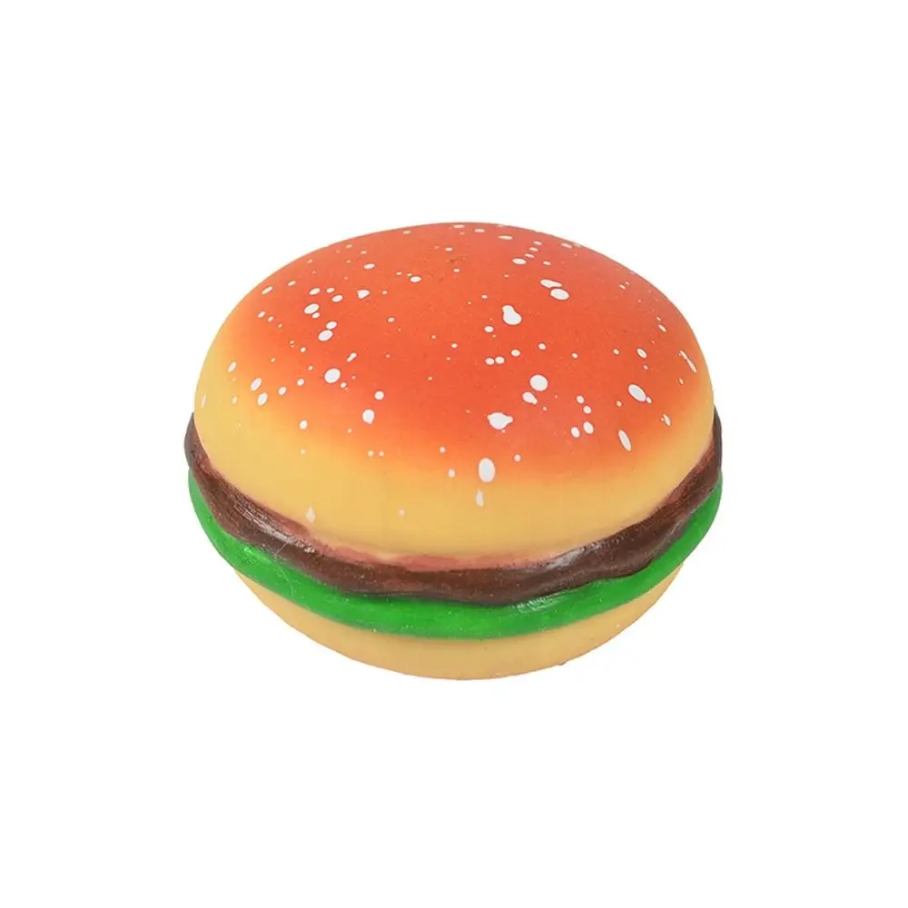 Squishy Hamburger Palla antistress Giocattolo sensoriale per autismo Giocattoli antistress e ansia Giocattolo di decompressione pizzico per adulti