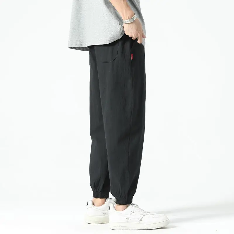 Spring Summer New Fashion High Waist Pockets for Versatile Clothing Comfortable Youth Commuting High Solid Colors Men's Jeans