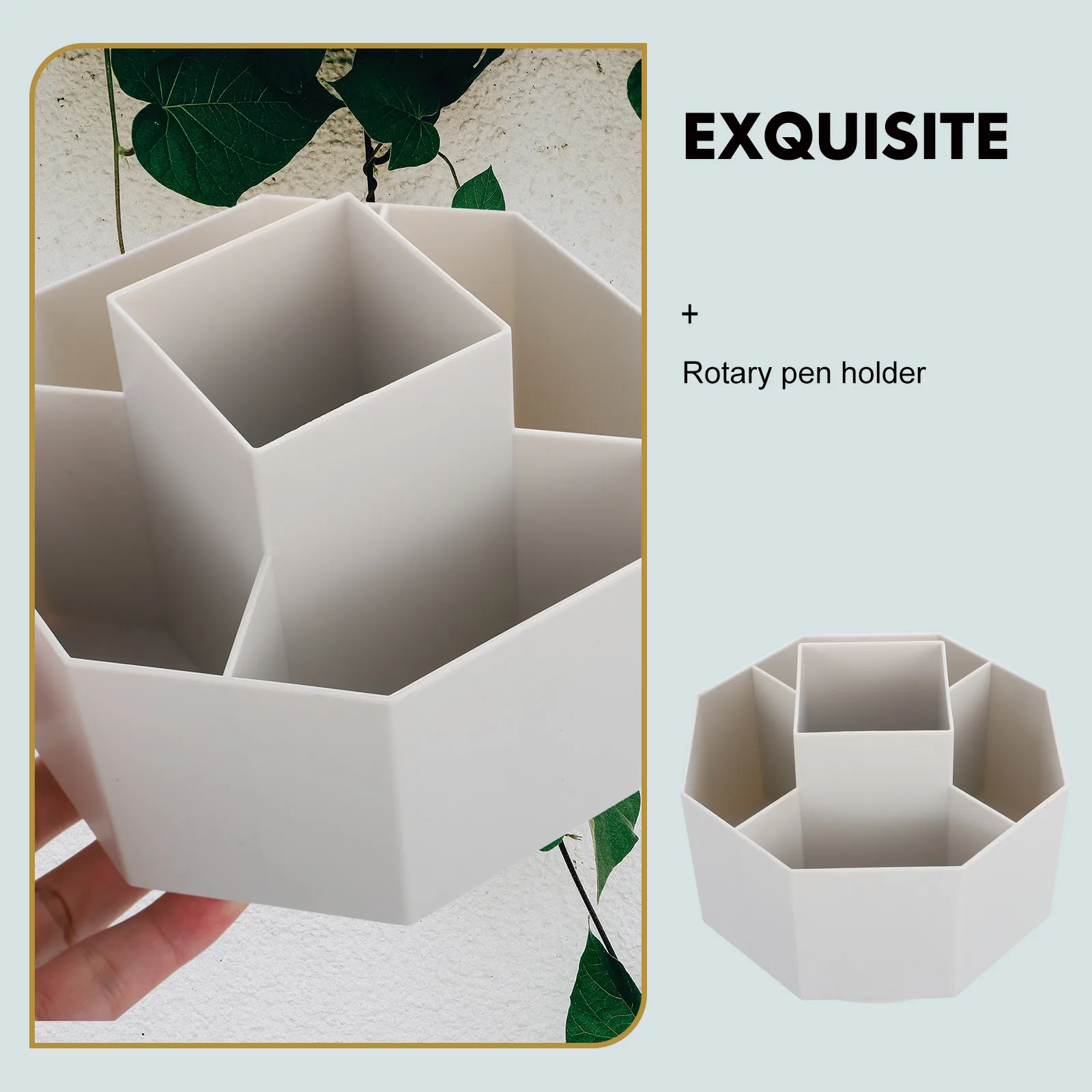 

Rotating Pen Holder Pencil Organizer Rotate Cute Desk for Pens Office Supplies Storage