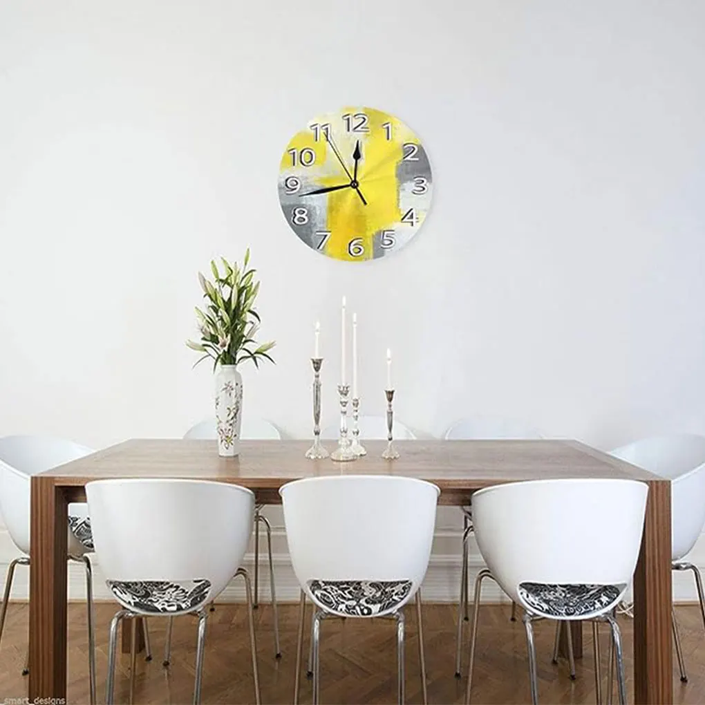 Accurate Timekeeping Wall Clock Lasting Impression In Living Room Timeless Clock For Living Room 12inch