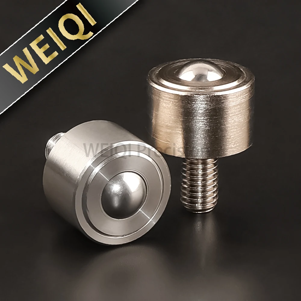 VCN347 Factory High Precision Conveyor Ball Rollers  Stainless /Carbon Steel Ball Transfer Unit Transfer Units with Threaded Rod