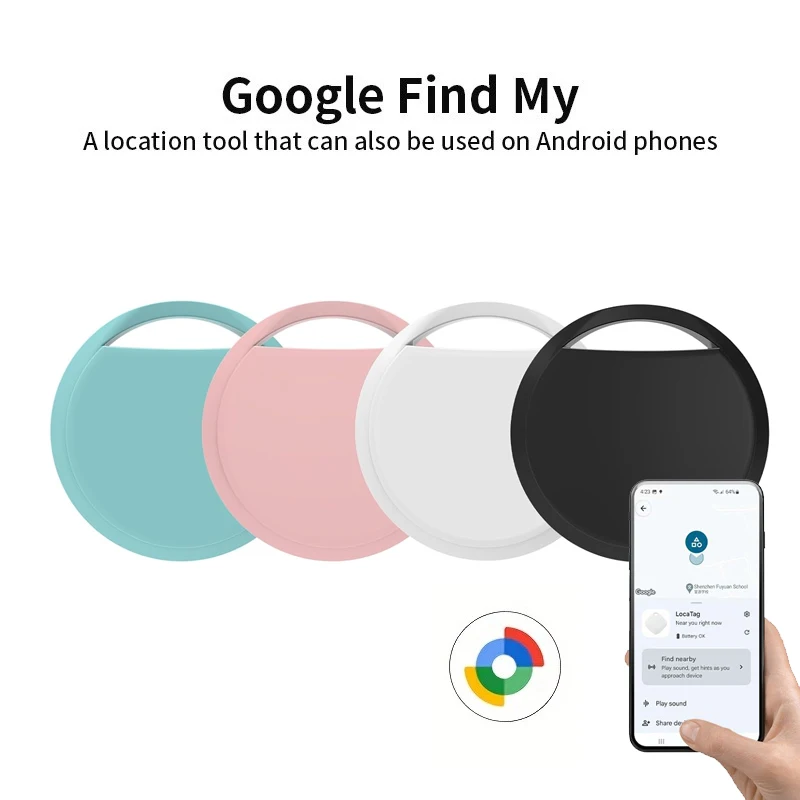 2025 New Bluetooth Tracker, Keys Finder and Item Locator for Keys, Bags,Phone Finder, Compatible Android Work with Google Hub