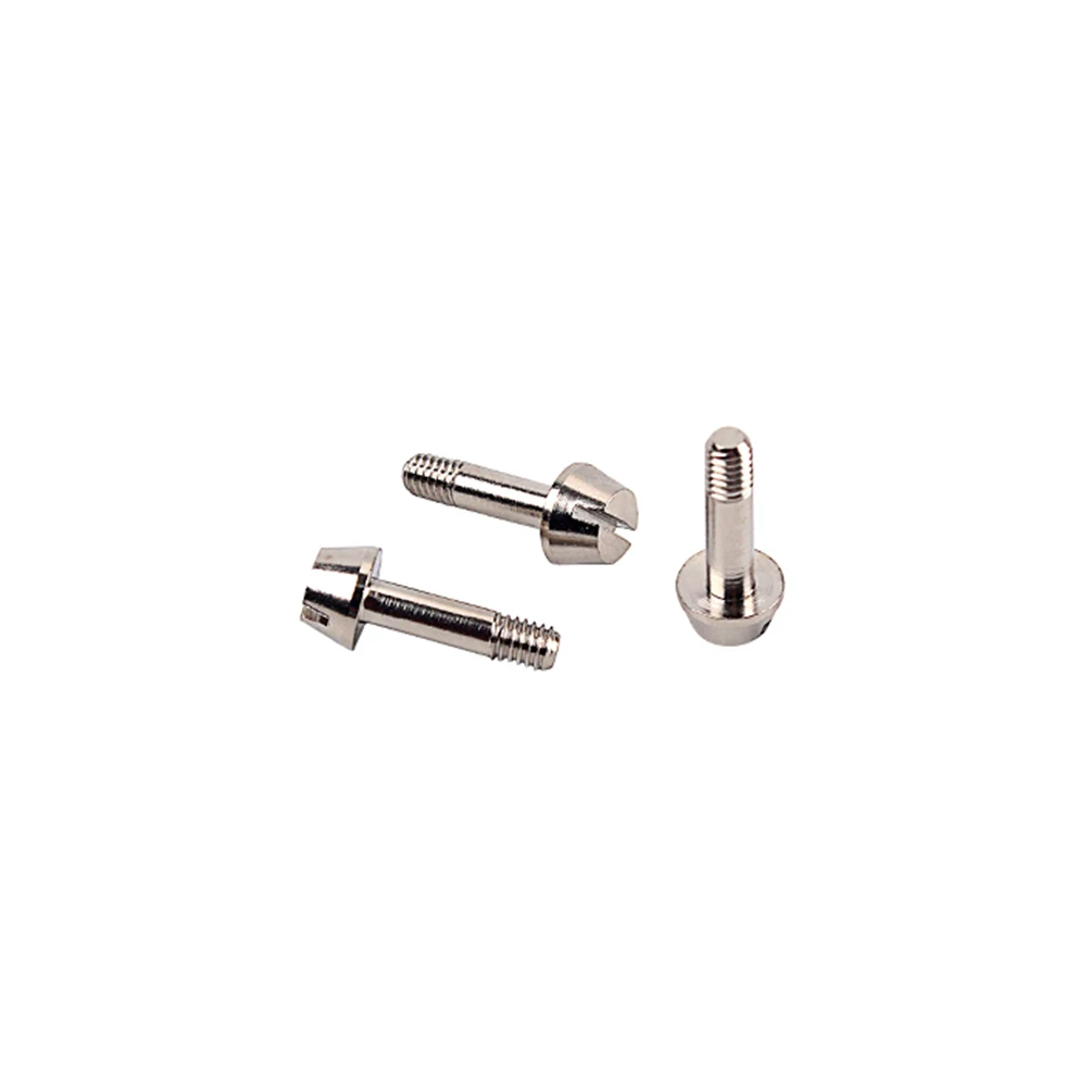 

3pcs Trumpet Water Discharge Valve Key Silver Instrument Screw Replacement Parts for Repair Durable High Grade