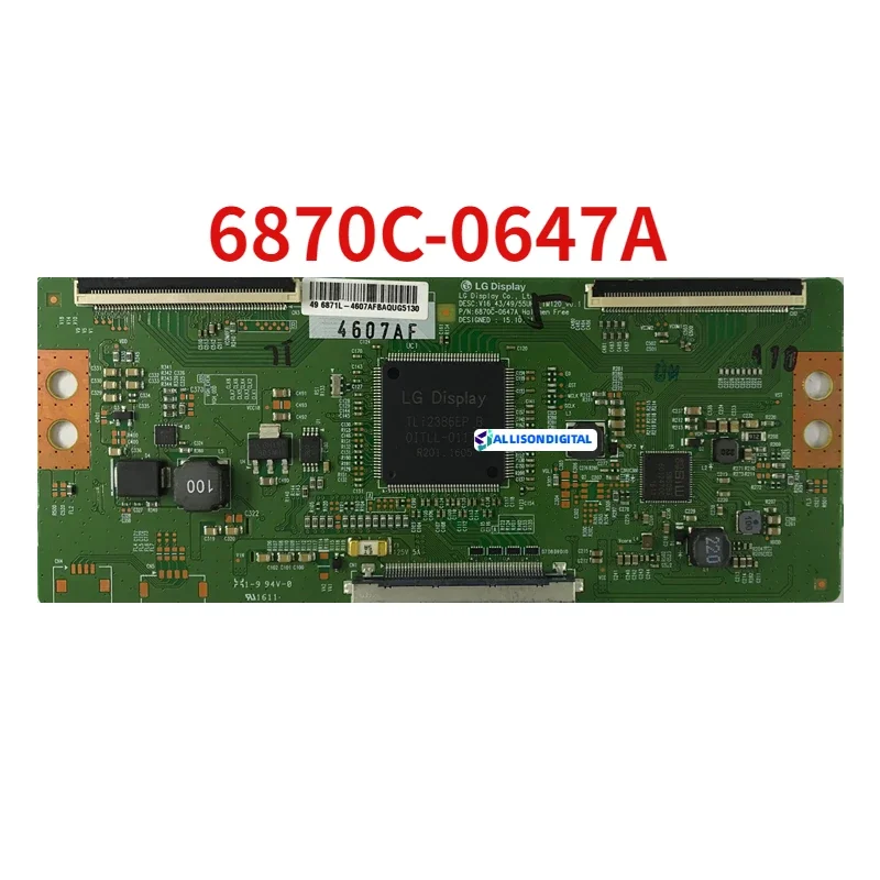 New original 6870C-0647A TCON V16_43/49/55/UHD_TM120_v0.1