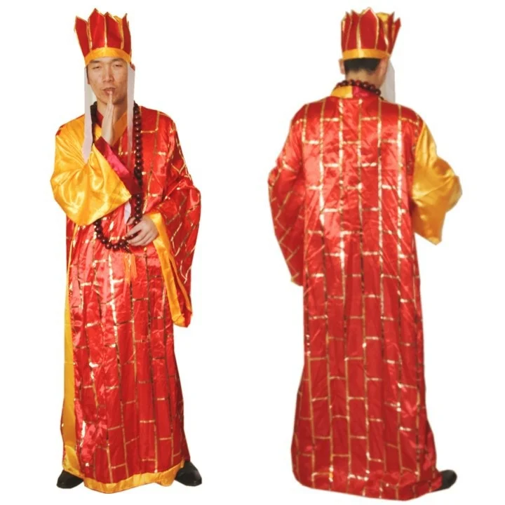 loween Cosplay Costume Wu Tang Ji Journey to the West Monkey King Tang Seng Zhu Bajie a Wujing Performance Outfit