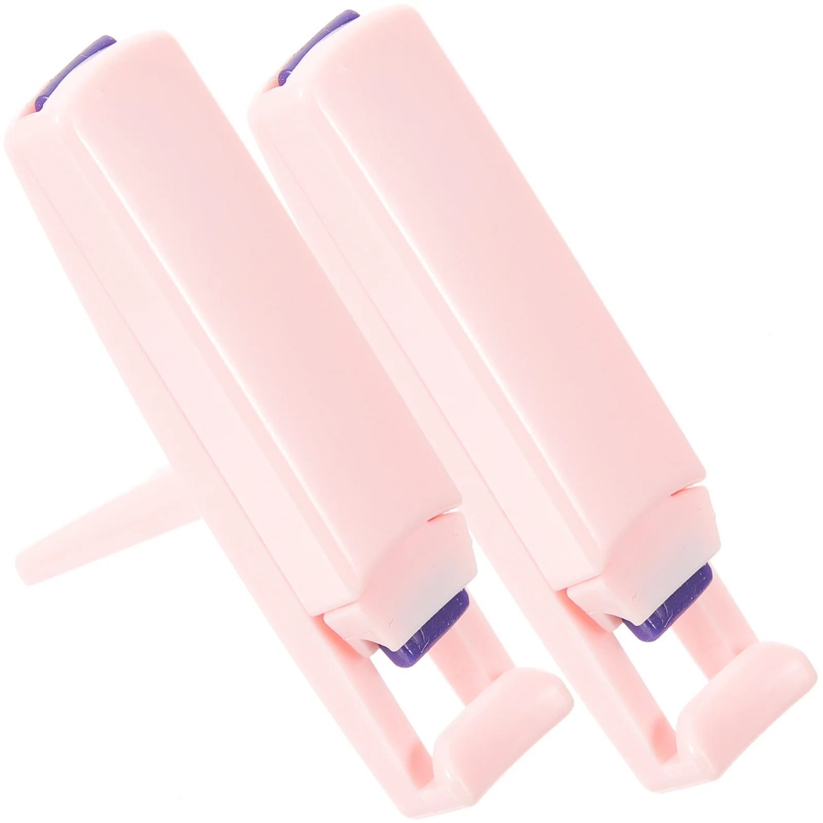 2pcs Mini Car Shape Plastic Eyelash Curler Long Lasting Curling Tool Portable Makeup Device Tweezers For Eye Styling