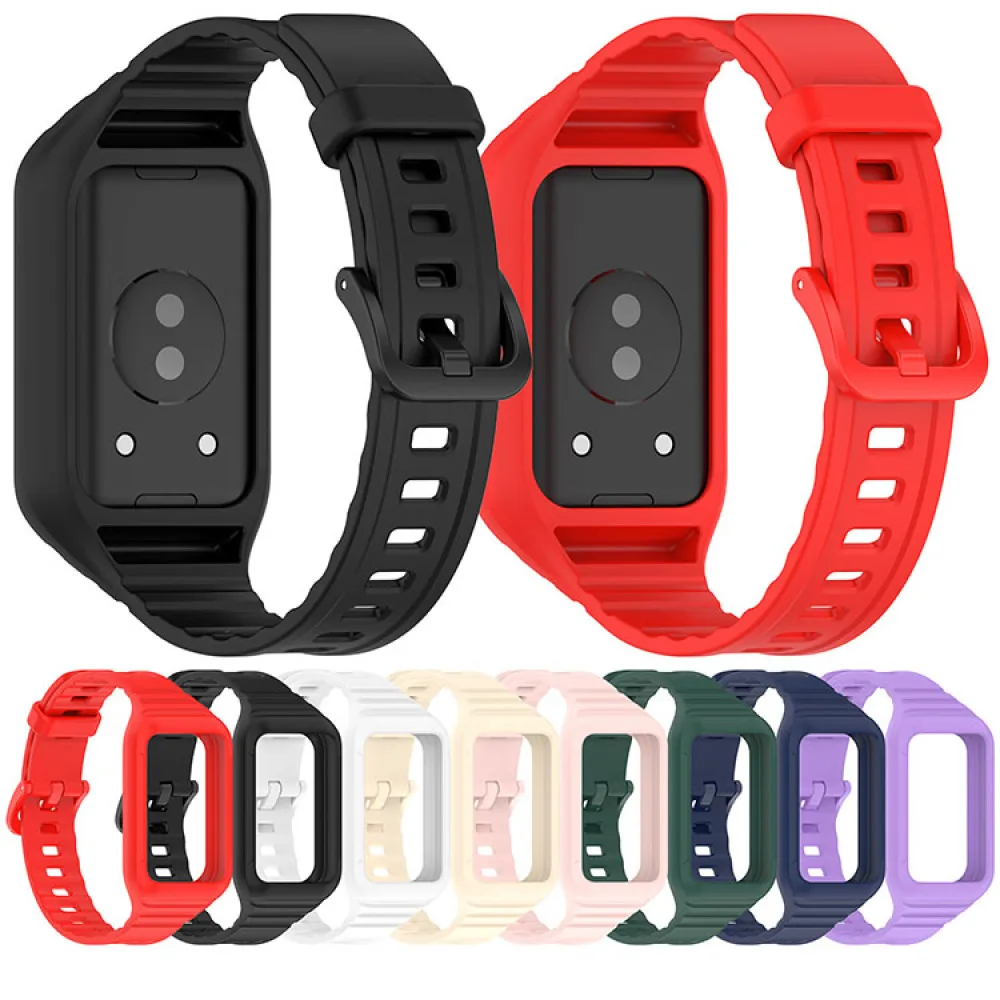 

For Honor Band 9 Armor All-in-One Watch Strap TPU Wristband Watch Accessories​