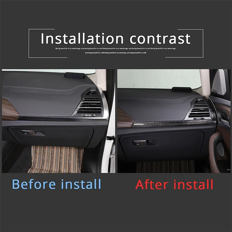 Side Vent Frame Trim For BMW X3 G01 2018-2022 Air Conditioning Exit Panel Decorative Frame Sticker Soft Carbon Fiber Accessories