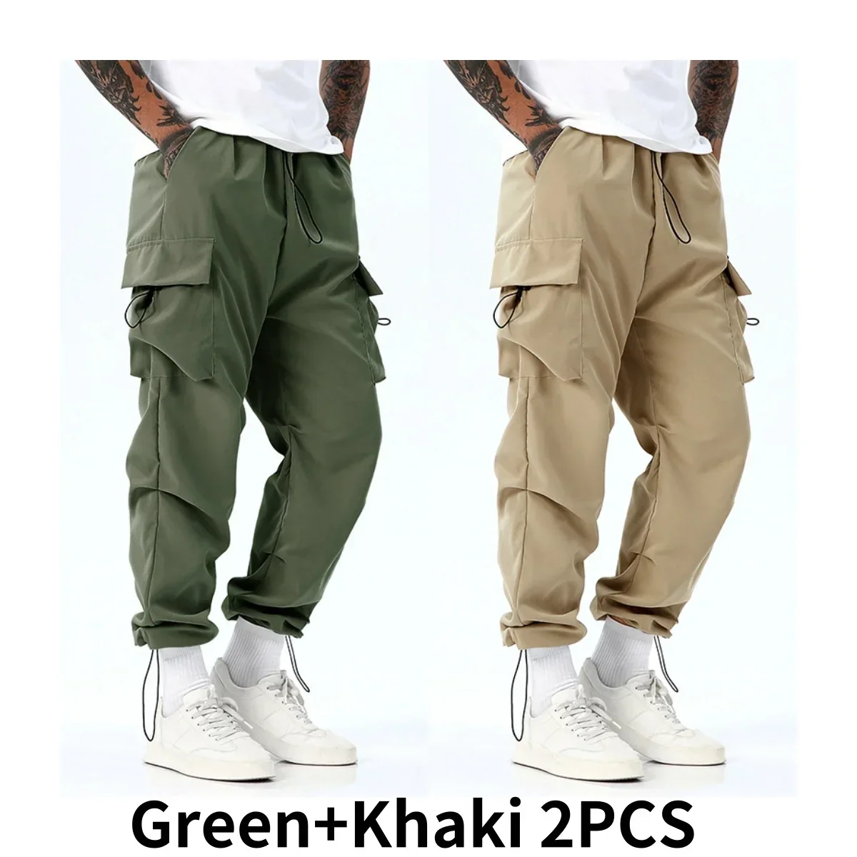 

Men's Outdoor Cycling Sports Windproof Breathable Fashionable and Handsome Multi Pack Pants All Season Casual Sports Pants