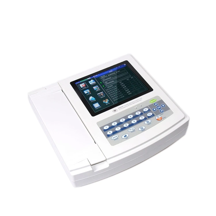 

Touch screen ecg apparatus with CE certificate 12 channel ECG machine EKG Monitor