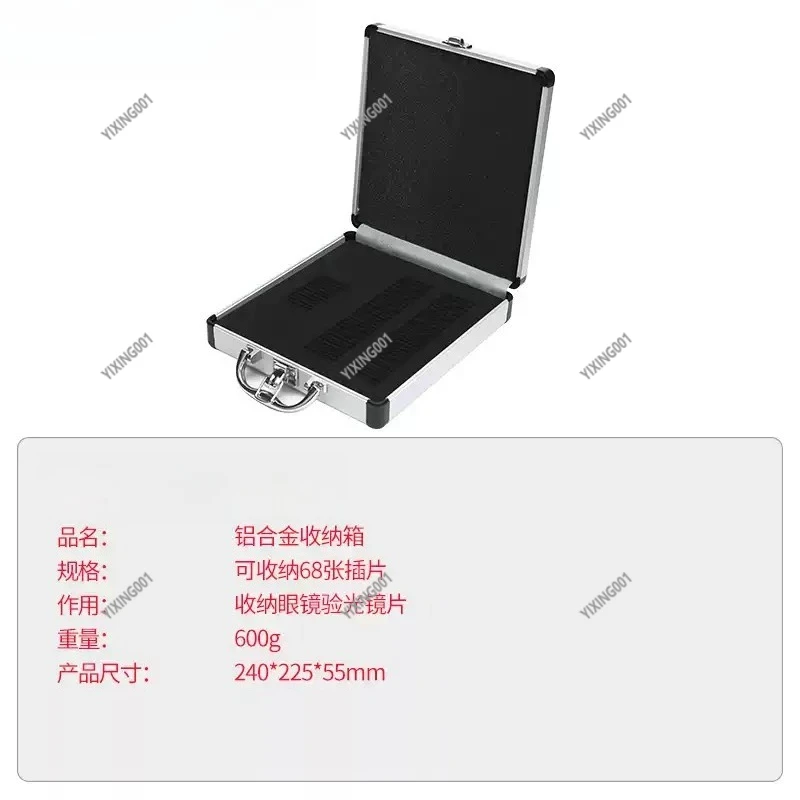 Portable Aluminum Storage Case Insert Box for Prism Lenses with Plastic And Metal Rings Optical Instrument Storage Solution