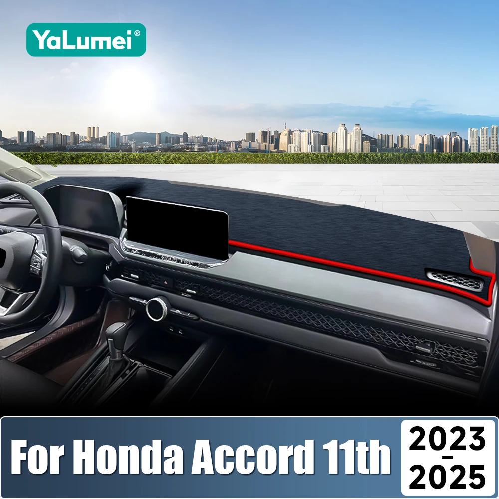

For Honda Accord 11th 2023 2024 2025 Car Dashboard Sun Shade Mat Cover Instrument Panel Mat Non-Slip Pad Accessories