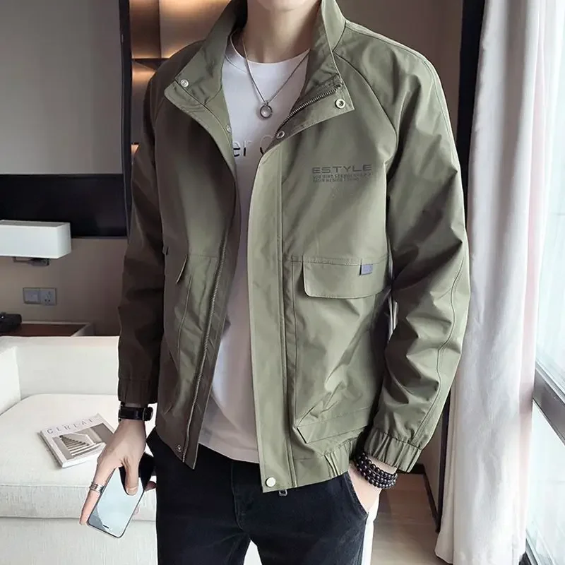 Trendy Spring Autumn Man Coat New In Jacket for Men Aesthetic Luxury Designer High Quality Harajuku Deals Casual Original Brands