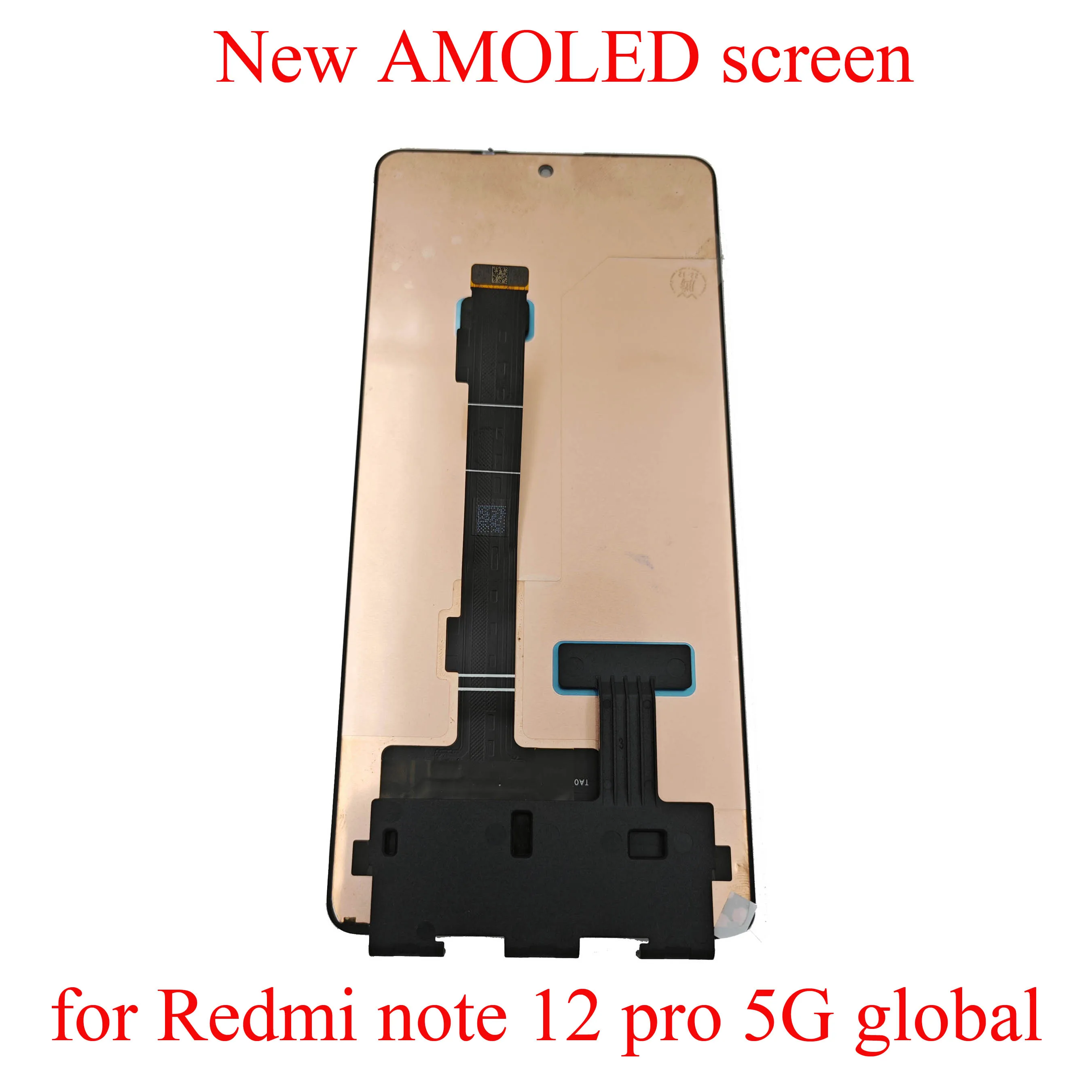 

Олеофобное Покрытие AMOLED дисплей сенсорный экран в сборе для Xiaomi Redmi Note 12 Pro 5G поддержка 10 точек касания, Новинка