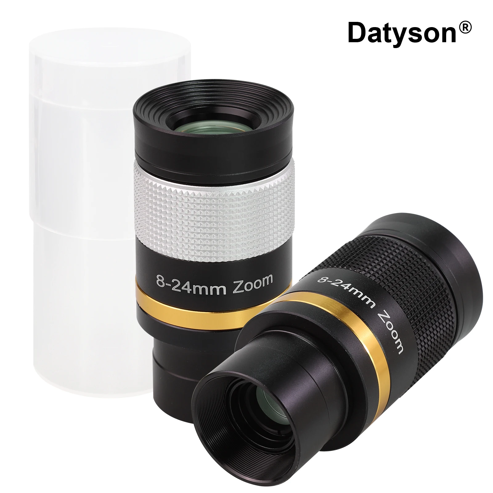 Datyson 8-24mm HD Zoom Eyepiece Wide Angle Fully Multi-Coated Lens for 1.25 Inch 31.7mm Interface Astronomical Telescope