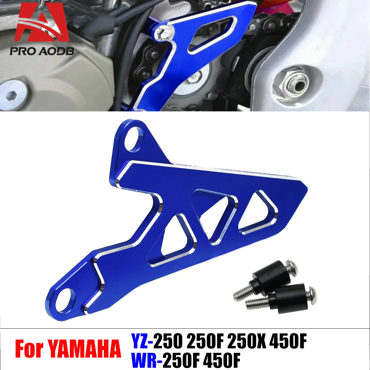 

For Yamaha Motorcycle YZ250 YZ250F YZ250X WR250F YZ450F WR450F 1999-2023 Aluminum Front Sprocket Cover Chain Protector Guard