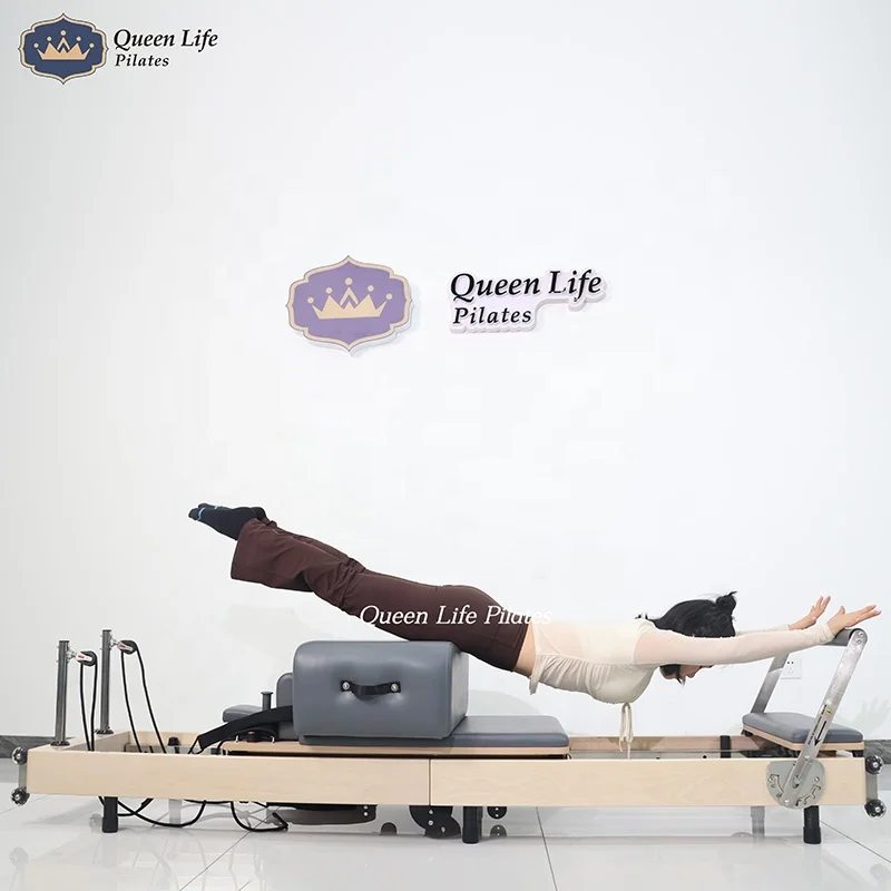 Professional Best Maple Wood Letto Pieghevole Eco-Friendly Sculptformer Foldable Pilates Reformers Machine for Girls