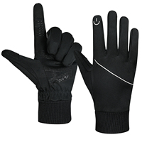 MOREOK Winter Thermal Gloves, Windproof Touch Screen Warm Gloves for Driving,Cycling,Riding,Running for Men Women