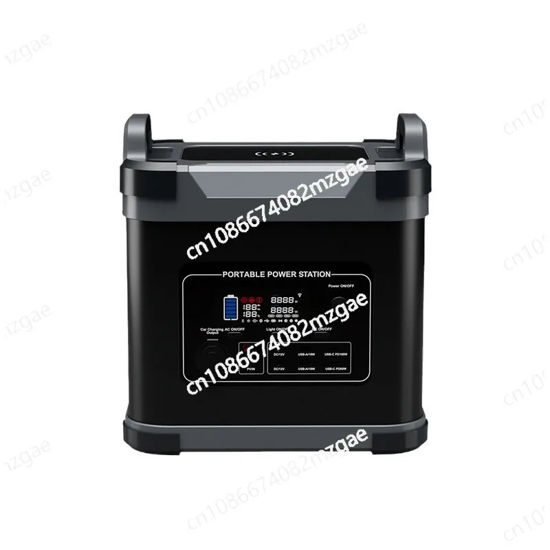 

300-2000W lithium iron phosphate outdoor energy storage power supply 220V high-power emergency backup power supply