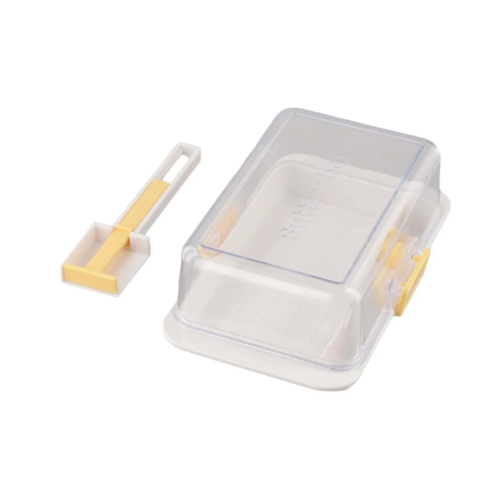 Dining Setup 2.7''*7.2''*4.3'' 6.8*18.5*11cm Refrigerator Door Butter Keeper Butter Container With Lid Design Easy Spread Design