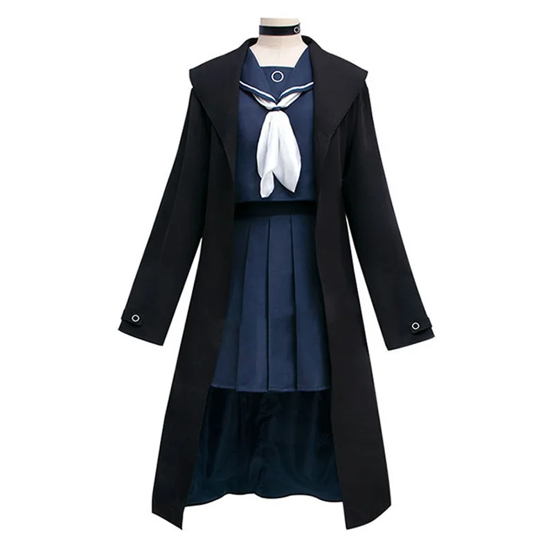 

Blue Archive Purana Cosplay Costume Anime Project MX Arona Jk Sailor Skirt Long Trench Coat Halloween Party Outfit for Women