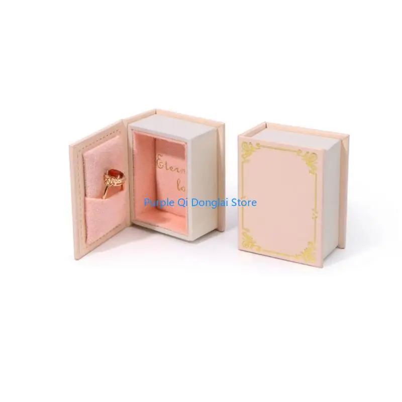 L21E Unique Designs Book Model Jewelry Storage Pack Box Accessory for Collectors and Gifts Givers with Lock