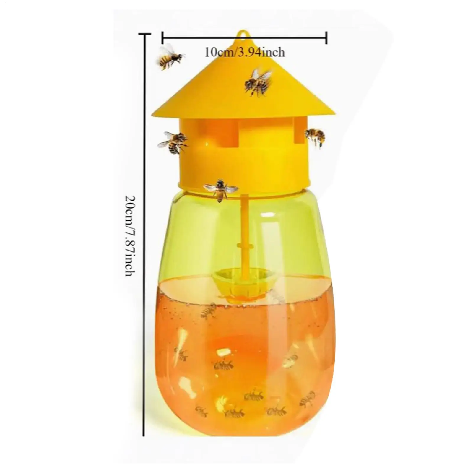 مصائد ذباب الفاكهة للداخل طعم الردع طويل الأمد خارج الفناء السائل الطعم فخ الذباب الفاكهة لنافذة الحمام المطبخ #6