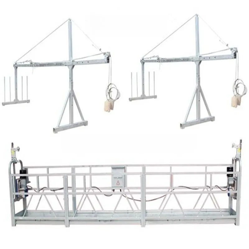 Electric lifting platform for exterior wall painting of electric aerial buildings